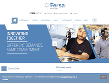 Tablet Screenshot of fersa.com