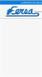 Mobile Screenshot of fersa.com.sv